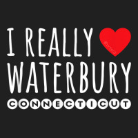 I Really Love (heart) Waterbury Connecticut T Shirt Ladies Polo Shirt | Artistshot