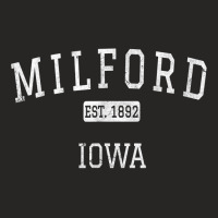 Milford Iowa Story County Ia Vintage T Shirt Ladies Fitted T-shirt | Artistshot