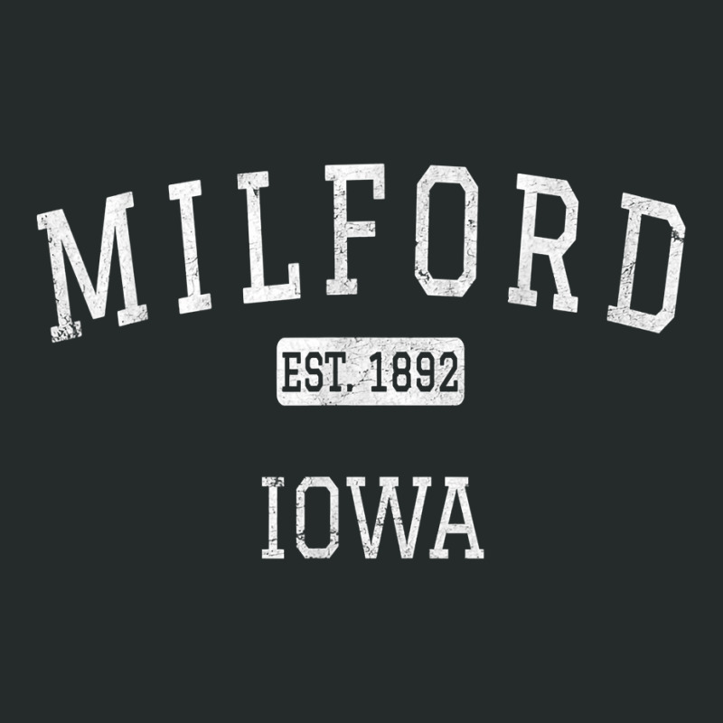 Milford Iowa Story County Ia Vintage T Shirt Women's Triblend Scoop T-shirt by roopeedwrich76 | Artistshot