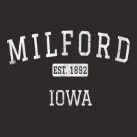 Milford Iowa Story County Ia Vintage T Shirt Racerback Tank | Artistshot