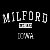 Milford Iowa Story County Ia Vintage T Shirt Cropped Hoodie | Artistshot