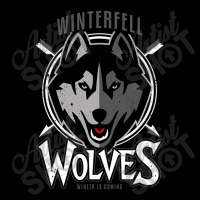 Winterfell Wolves Women's V-neck T-shirt | Artistshot