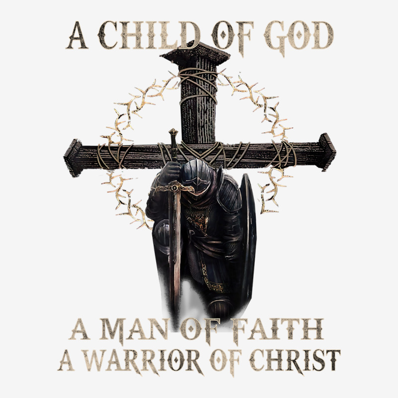 A Son Of God A Man Of Faith A Warrior Of Christ, Christian T Shirt Adjustable Cap | Artistshot