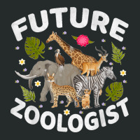 Future Zoologist Animal Zoo Safari Funny Women's Triblend Scoop T-shirt | Artistshot