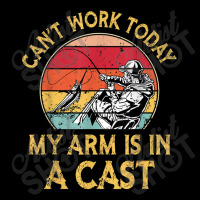 Fisherman, I Can't Work Today My Arm Is In A Cast, Funny T Shirt Copy Lightweight Hoodie | Artistshot