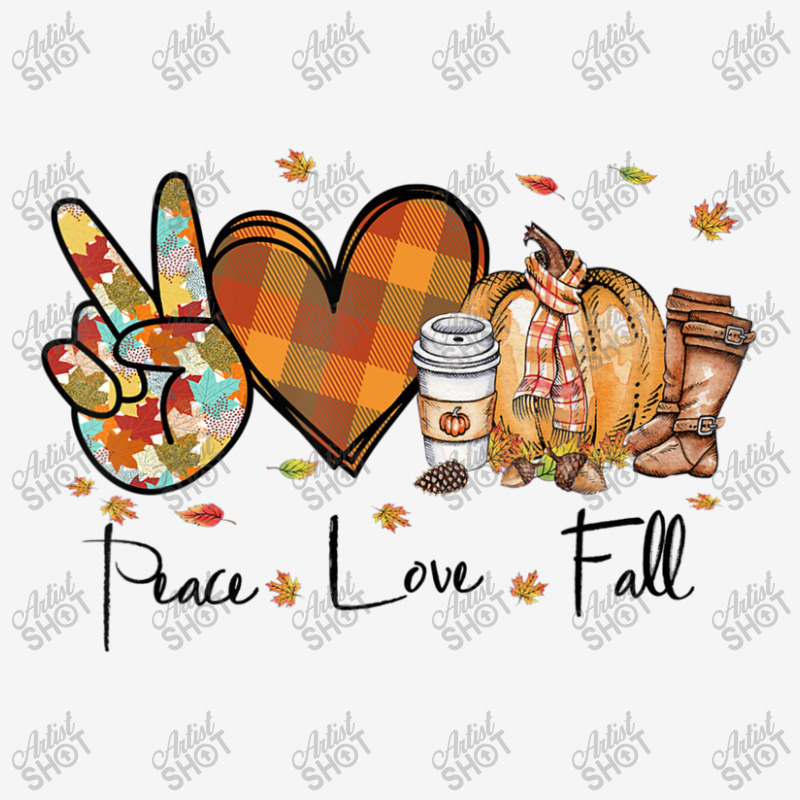 Peace Love Fall Autumn Season Pumpkin Halloween Coffee Lover Youth 3/4 Sleeve by BuenoBloom | Artistshot