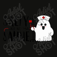 Salty Like Normal Saline Ghost Nurse Halloween Costume Scorecard Crop Tee | Artistshot