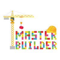 Master Builder Engineer Construction Building Bricks Blocks Baby Tee | Artistshot