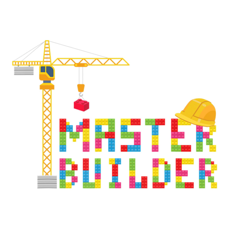 Master Builder Engineer Construction Building Bricks Blocks Youth Tee | Artistshot