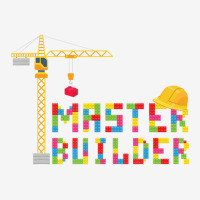 Master Builder Engineer Construction Building Bricks Blocks Youth 3/4 Sleeve | Artistshot