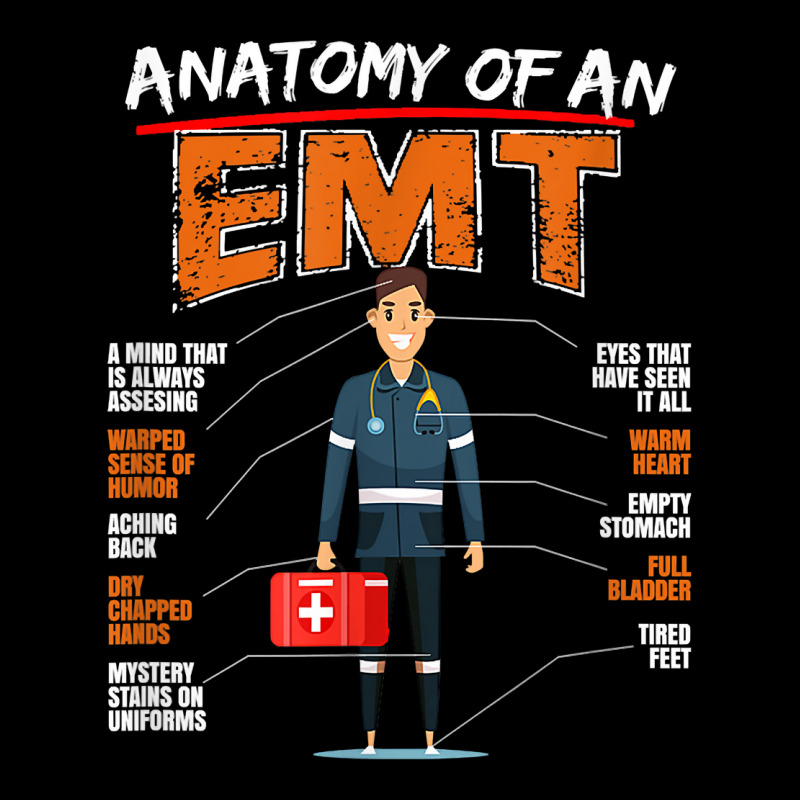 Anatomy Of Emt Ems Emergency Medical Technician Health Care T Shirt Pocket T-shirt | Artistshot