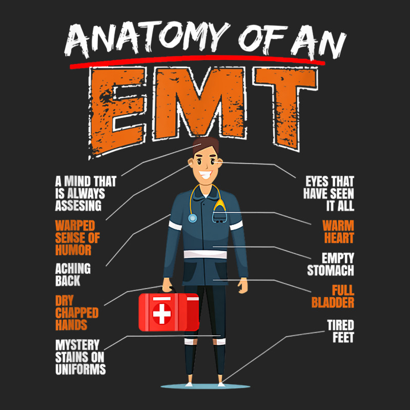 Anatomy Of Emt Ems Emergency Medical Technician Health Care T Shirt Unisex Hoodie | Artistshot