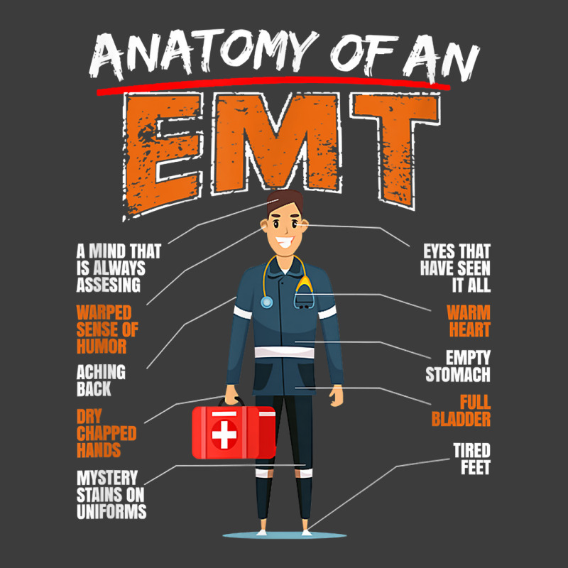 Anatomy Of Emt Ems Emergency Medical Technician Health Care T Shirt Men's Polo Shirt | Artistshot