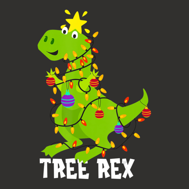 Tree Rex With Christmas Balls And Lighting Champion Hoodie | Artistshot