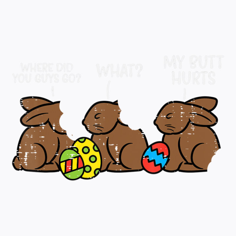 Where Did You Guys Go Chocolate Bunny Easter Kids T-shirt | Artistshot