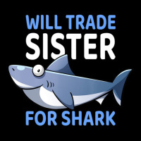 Will Trade Sister For Shark I Shark Fish I Kids Shark Crew Socks | Artistshot