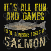 Funny Salmon Fishing Freshwater Saltwater Fish Angler T Shirt Crop Top | Artistshot