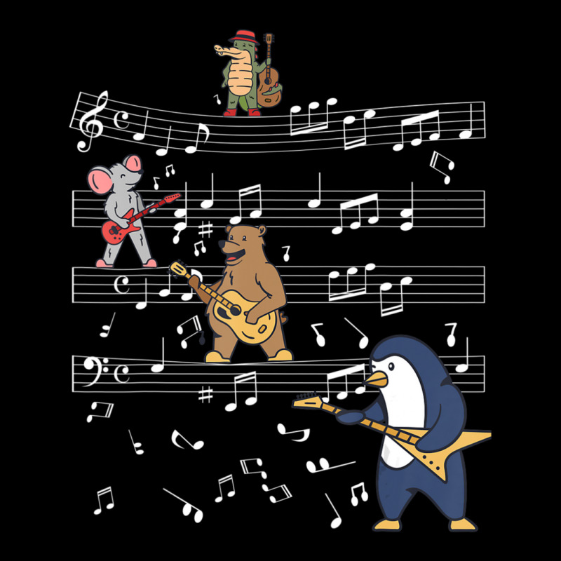 Music Sheet Musicians Animals For Children Zipper Hoodie | Artistshot