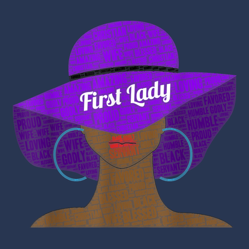 First Lady Pastor's Wife Church Hat Art T Shirt Ladies Denim Jacket by deleonnylorindg | Artistshot