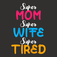 Womens Super Mom Wife Tired Family Mama Mother Children Champion Hoodie | Artistshot