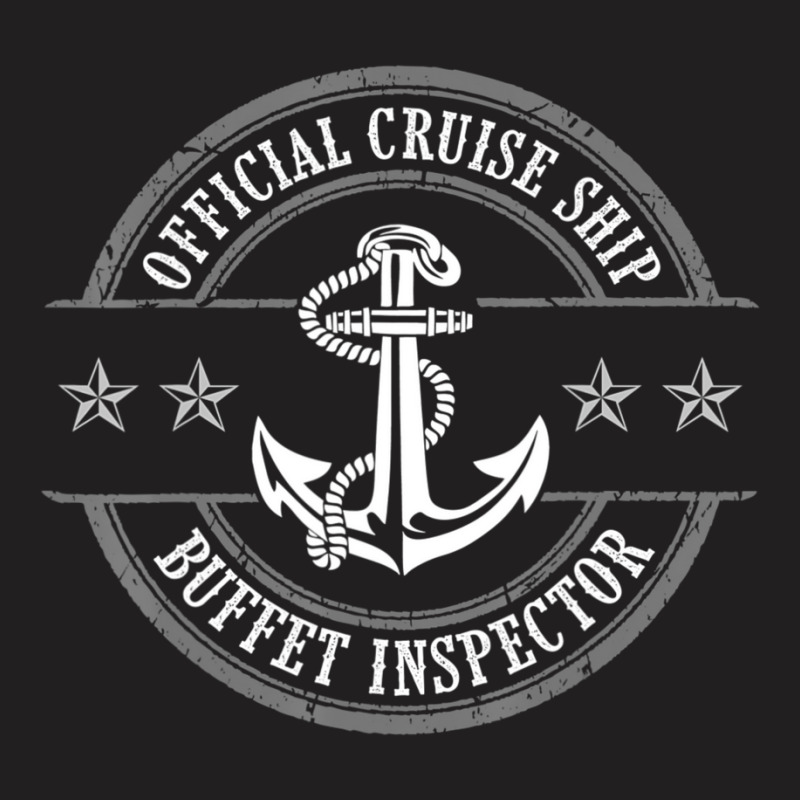 Official Cruise Ship Buffet Inspector Men And Women T-shirt | Artistshot