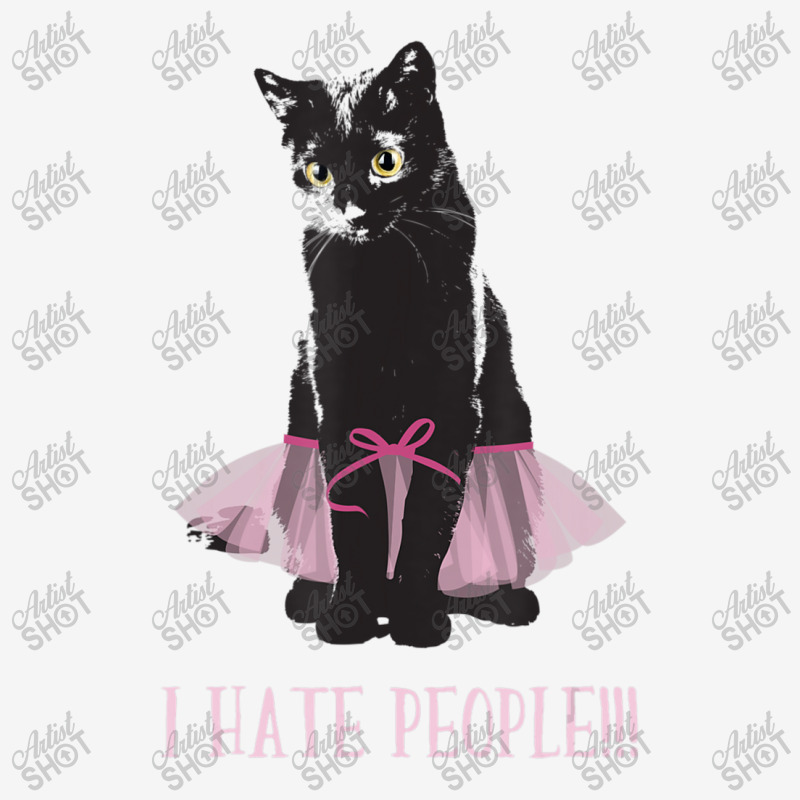 I Hate People Black Cat With Tutu Skirt Halloween Costume Camper Cup | Artistshot