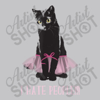 I Hate People Black Cat With Tutu Skirt Halloween Costume Baby Bodysuit | Artistshot