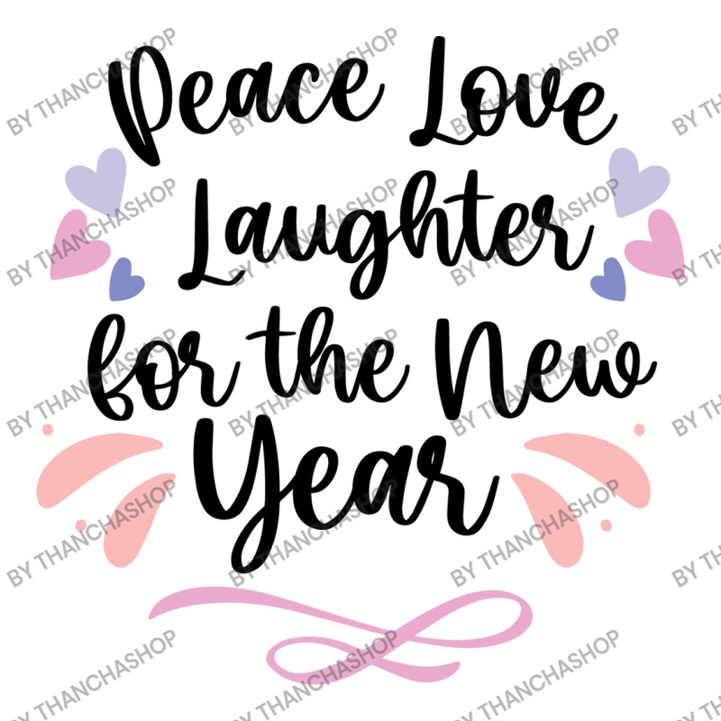 Peace Love Laughter For The New Year Baby Bodysuit by thanchashop | Artistshot