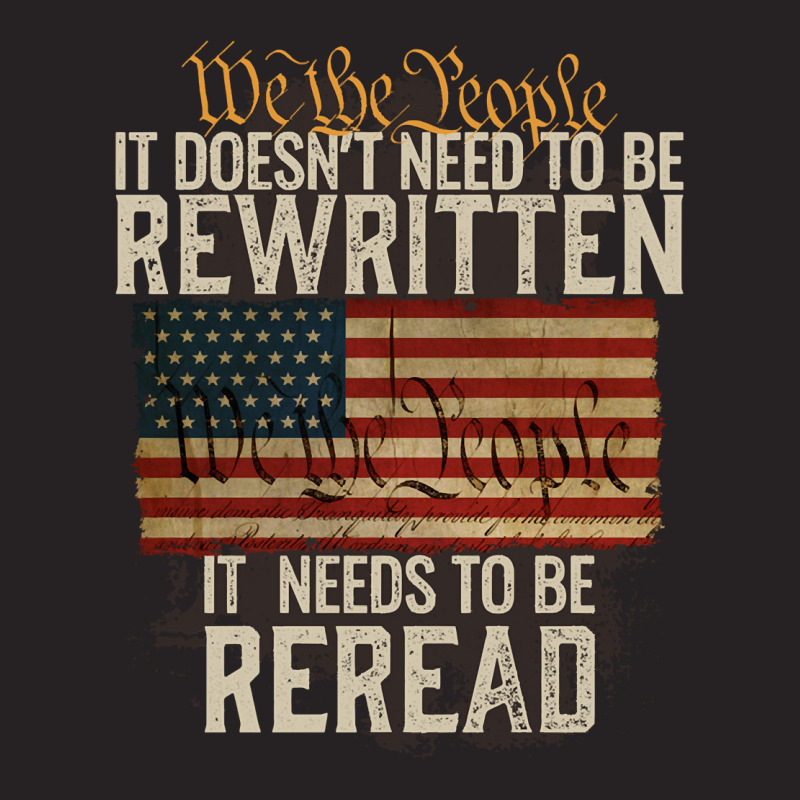 It Doesn't Need To Be Rewritten Constitution We The People Pullover Ho Vintage Cap by ruffelbzk | Artistshot