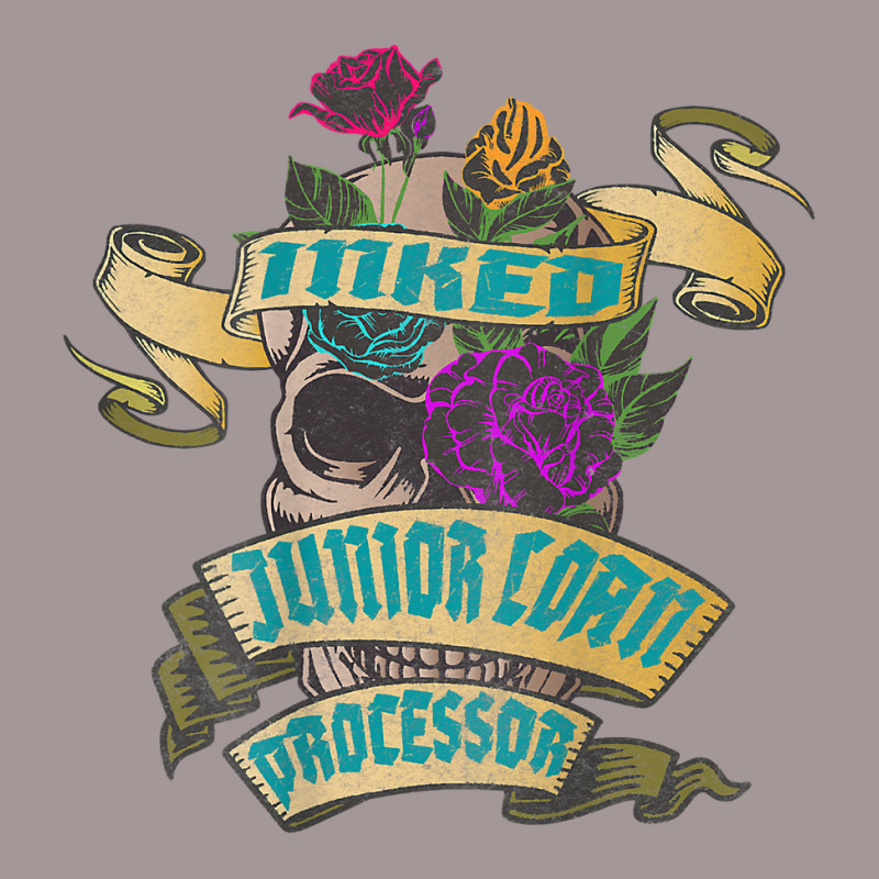 Junior Loan Processor Inked Skull Tattoo Backside Design T Shirt Vintage Short | Artistshot