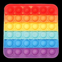 Pop Up Fidget Game Square Rainbow Colorful For Children Unisex Jogger | Artistshot