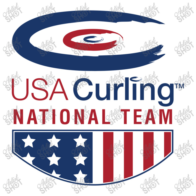 Usa Curling Team V-neck Tee | Artistshot