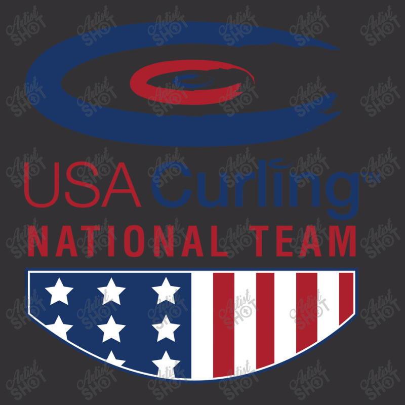 Usa Curling Team Vintage Hoodie | Artistshot