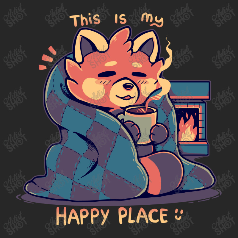 Happy Place At The Fireplace Men's T-shirt Pajama Set | Artistshot