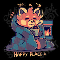 Happy Place At The Fireplace Fleece Short | Artistshot