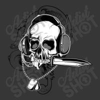 Skull Headphone Knife Dog Tag Costume Cool Halloween Toddler Hoodie | Artistshot