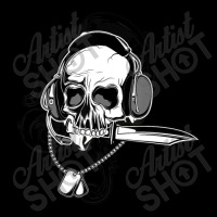 Skull Headphone Knife Dog Tag Costume Cool Halloween Youth Jogger | Artistshot