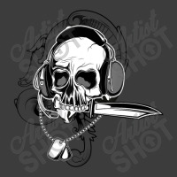 Skull Headphone Knife Dog Tag Costume Cool Halloween Men's Polo Shirt | Artistshot