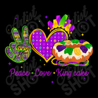 Mardi Gras Peace Love King Cake Mens My Favorite Men's 3/4 Sleeve Pajama Set | Artistshot