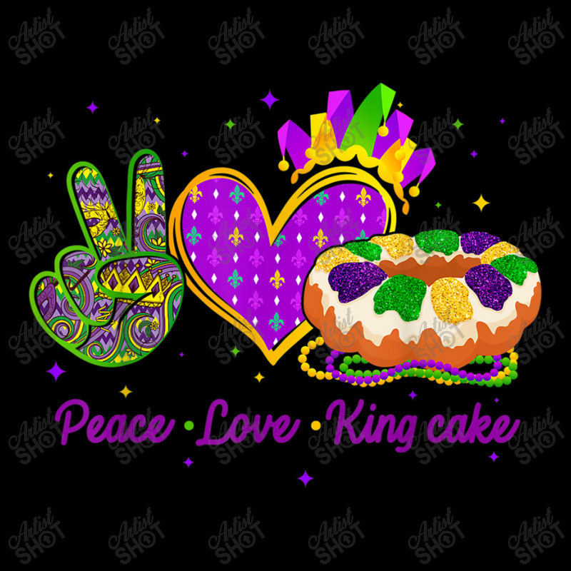 Mardi Gras Peace Love King Cake Mens My Favorite Men's Long Sleeve Pajama Set | Artistshot