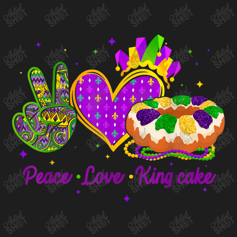 Mardi Gras Peace Love King Cake Mens My Favorite Classic T-shirt | Artistshot