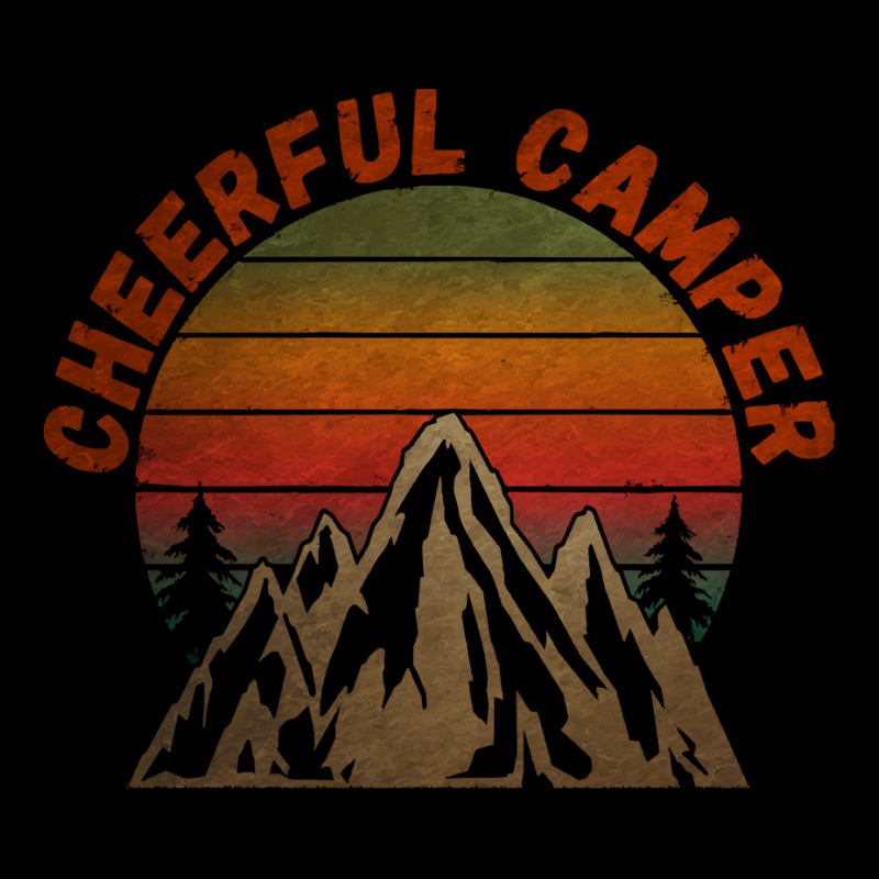 Cheerful Camper T  Shirt1298 V-neck Tee | Artistshot