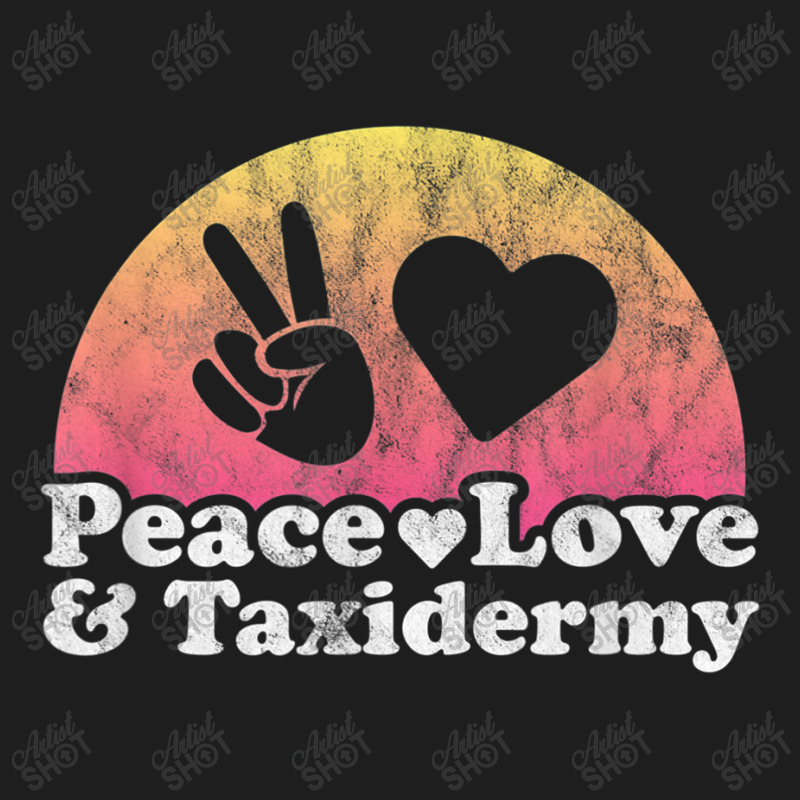 Peace Love And Taxidermy Art Character Classic T-shirt by CaleDesign | Artistshot