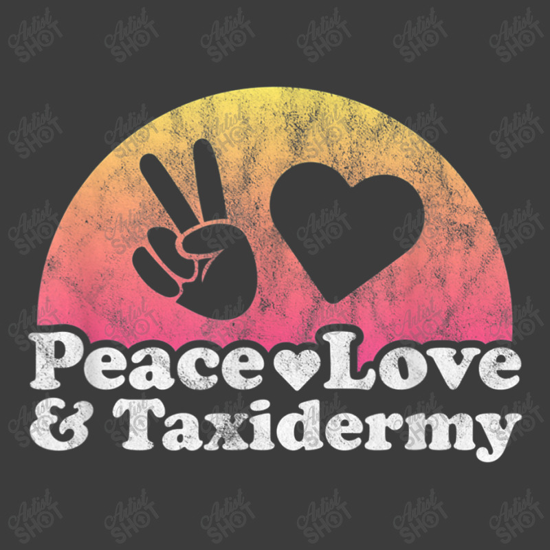 Peace Love And Taxidermy Art Character Men's Polo Shirt by CaleDesign | Artistshot