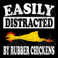 Easily Distracted By Rubber Chickens  Funny Gift Adjustable Cap | Artistshot