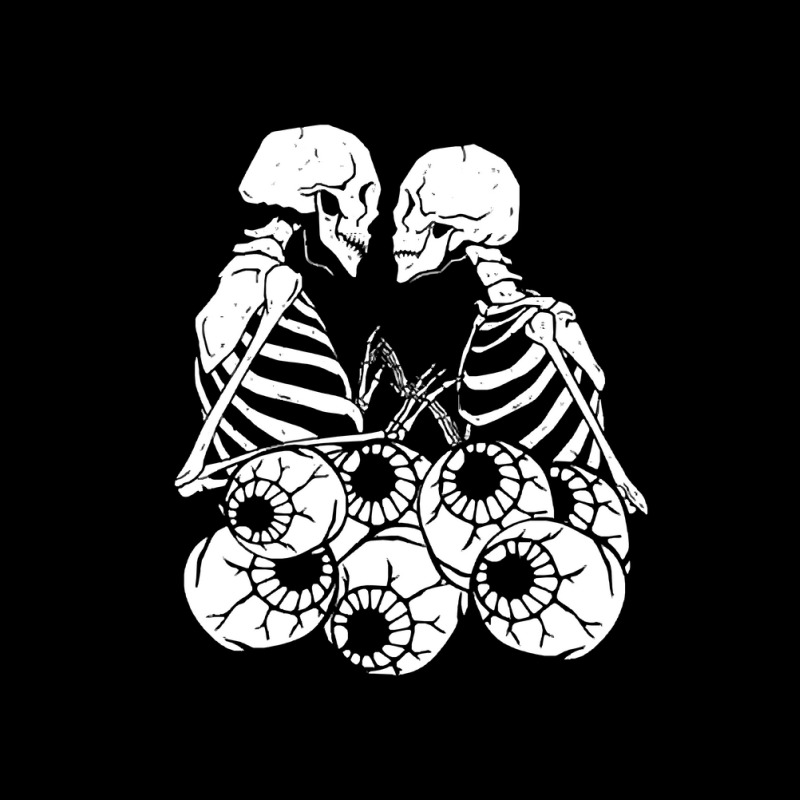 The Lovers T  Shirt Romantic Gothic Bones Skeleton Roses Death Grave A Lightweight Hoodie | Artistshot