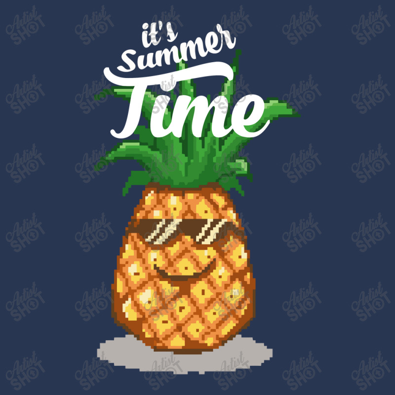 Summer Time Pineapple Men Denim Jacket | Artistshot