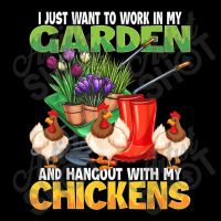 I Just Want To Work In My Garden & Hangout With My Chickens Unisex Jogger | Artistshot