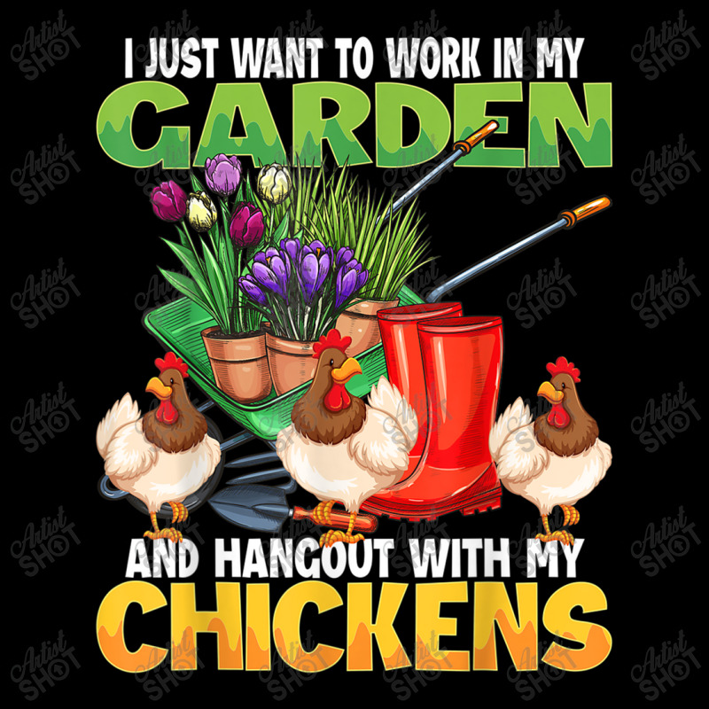 I Just Want To Work In My Garden & Hangout With My Chickens Unisex Jogger by MarquesDesign | Artistshot