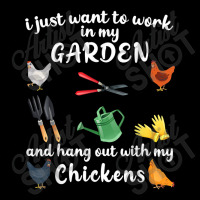 I Just Want To Work In My Garden And Hang Out Chicken Maternity Scoop Neck T-shirt | Artistshot